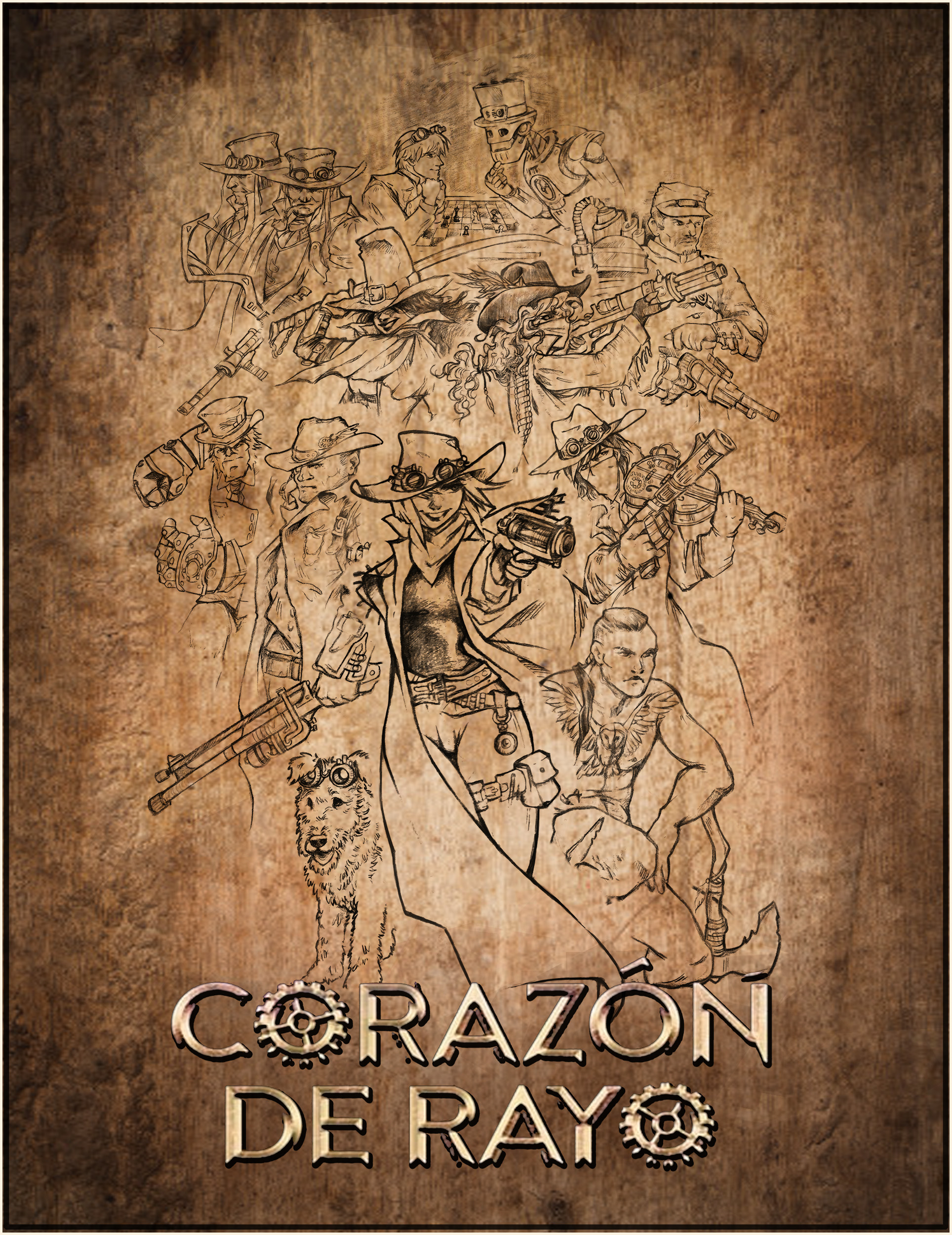 Personajes Corazón de Rayo