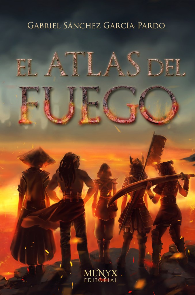 Portada de El Atlas del Fuego de Gabriel Sánchez García-Pardo
